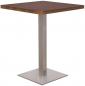 Preview: Bistro bar table walnut wood aspect MDF 60x60x75 M-BT60/1431