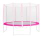 Preview: Randabdeckung Pink für Gartentrampolin Federabdeckung RA-1956 3,70 m