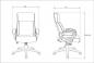 Preview: Office Swivel Chair Black HLC-0311-1/1982