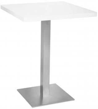 Bistro bar table white 60x60x75 M-BT60/1855