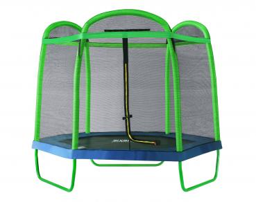 SixJump 7FT 2.10 M Garden Trampoline Green Safety net TG210/2026