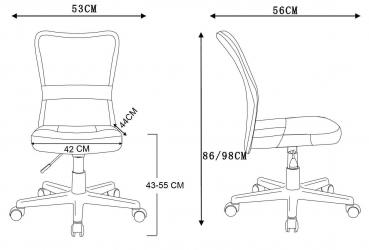 Office Chair Black H-298F/2064