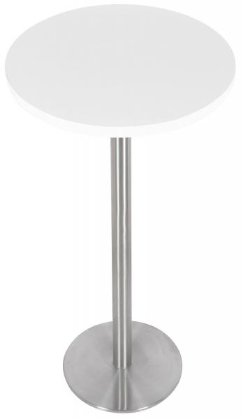 Bistro bar table white 60x60x105 M-BT105H/8413