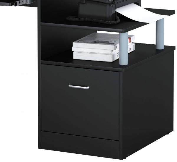 Computer Desk Black S-202C/736