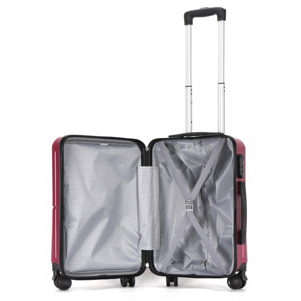 Suitcase 3 Set Trolley Luggage 4 Double Wheels 