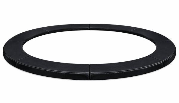 Randabdeckung Schwarz für Gartentrampolin Federabdeckung RA-1958 2,45 m