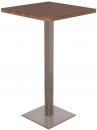 Bistro bar table walnut wood aspect MDF 60x60x105 M-BT60H/1432