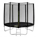 SixJump 8FT 2,45 M Garden Trampoline Black TS245/1929